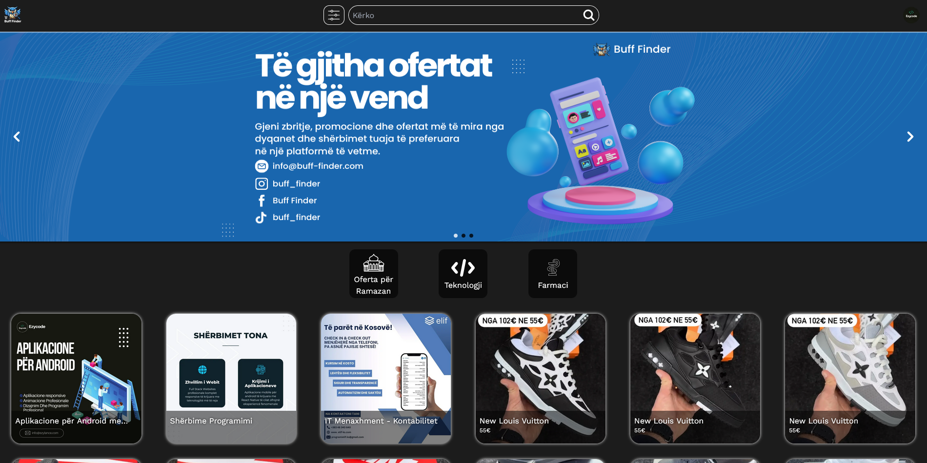 ecommerce website