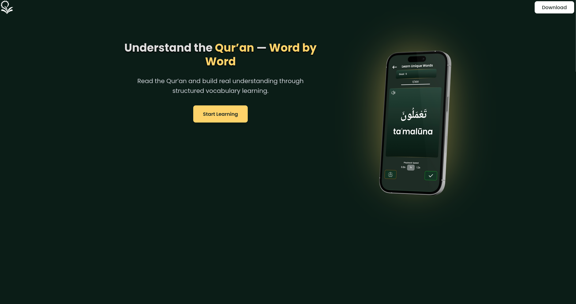 QuranVoc Website